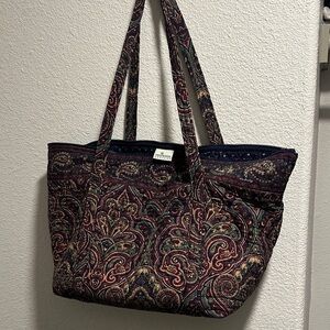 Vera Bradley Paisley Tote with Zipper